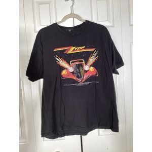 Vintage 1983 ZZ Top Eliminator Album Black Unisex Tee Size: Xl